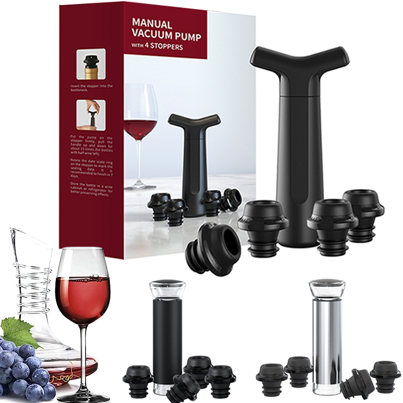 سدادات النبيذ الفراغية، مضخة ت - مراجعة Wine Preservation Pump وسعره