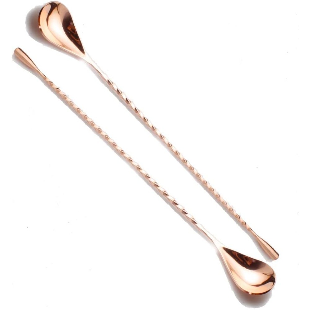 Bar Spoon Twisted - مجموعة من ملعقتين احترافيتين للبار مقاس