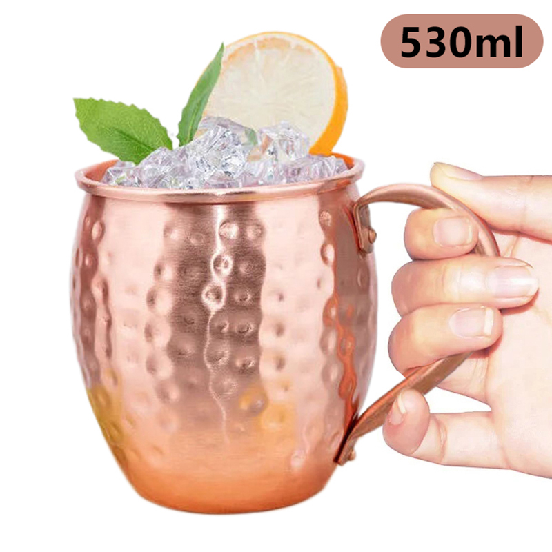 【F】 كوب موسكو ميول نحاسي 100%  - مراجعة Bitters Bottle Set وسعره