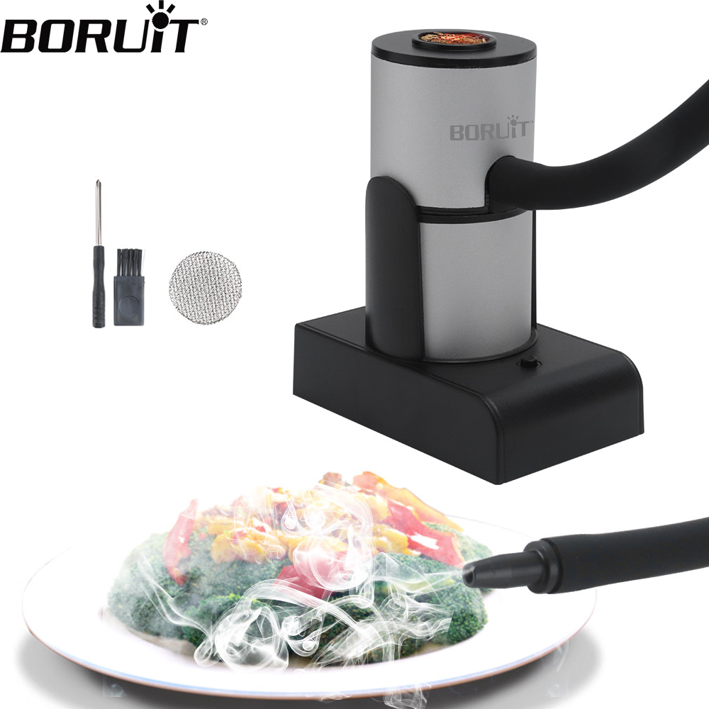 BORUiT SK305 مولد الدخان المحم - مراجعة Smoking Gun Kit وسعره