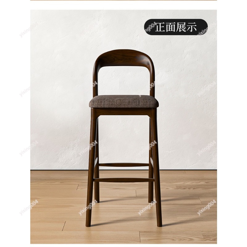 كرسي بار من الخشب الصلب بتصميم - مراجعة Home Bar Stools وسعره