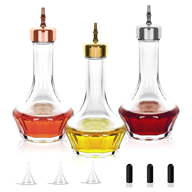 Bitters Bottle Set - مجموعة زجاجات A04G-Bitters مكونة من 3