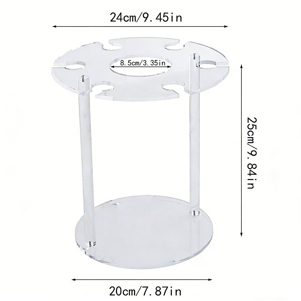 حامل أكواب نبيذ شفاف بسعة 6 أك - مراجعة Home Bar Stand وسعره
