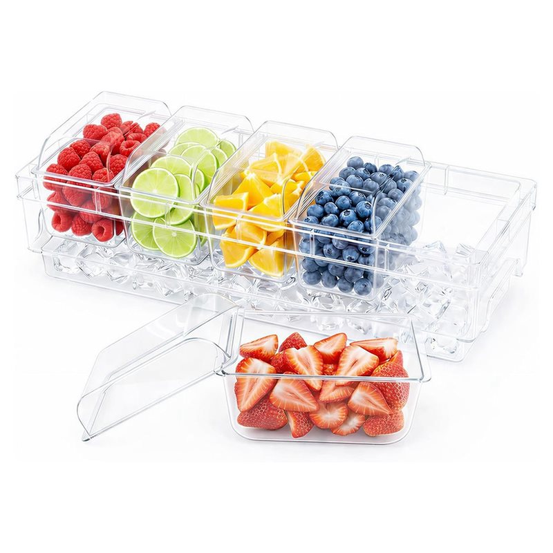 Garnish Tray Set - ABMR - طقم تقديم التاكو للحفلات