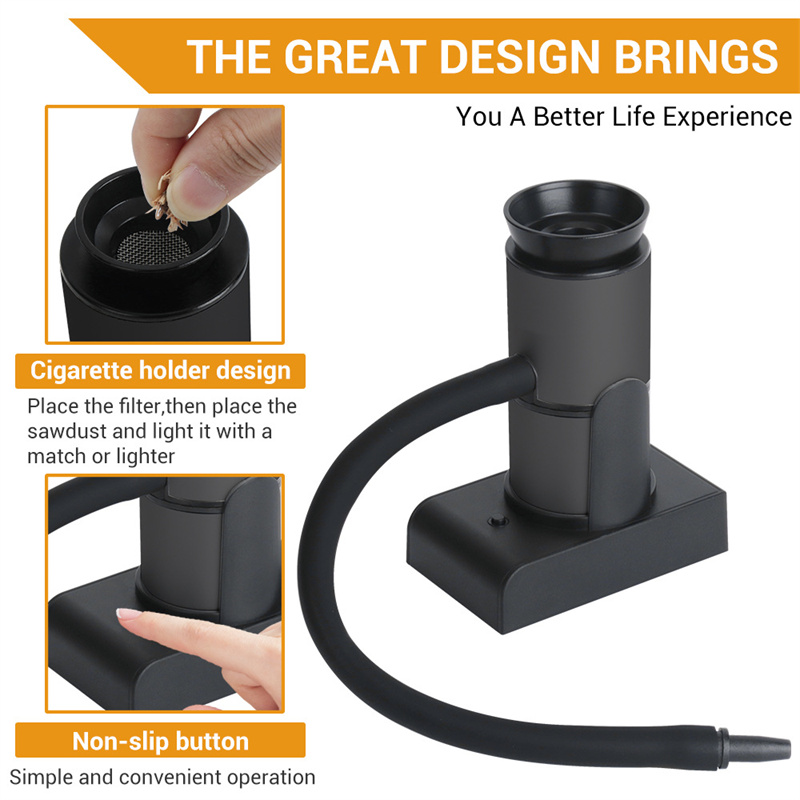 مجموعة مدخن الكوكتيل المحمولة  - مراجعة Smoking Gun Kit وسعره