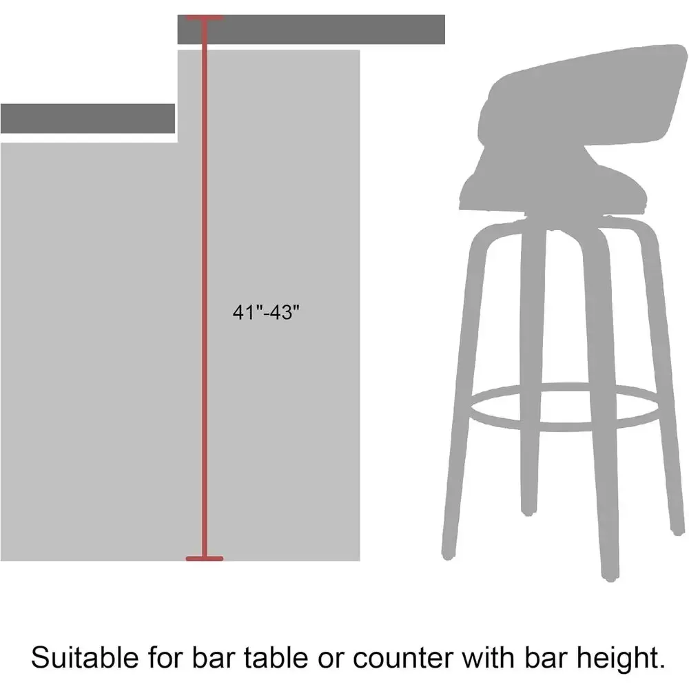 مجموعة من كرسيين بار دوارين من - مراجعة Home Bar Stools وسعره