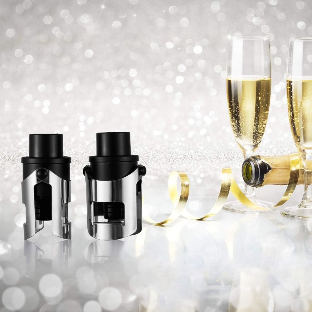 قطعتان من سدادات النبيذ المزود - مراجعة Wine Preservation Pump وسعره