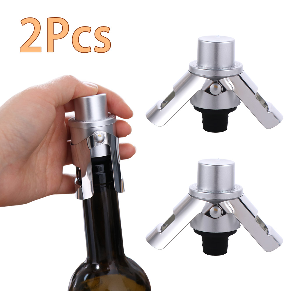 قطعتان من سدادات النبيذ المزود - مراجعة Wine Preservation Pump وسعره