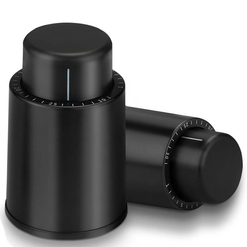 حافظة نبيذ مفرغة مع سجل مقياس  - مراجعة Wine Preservation Pump وسعره