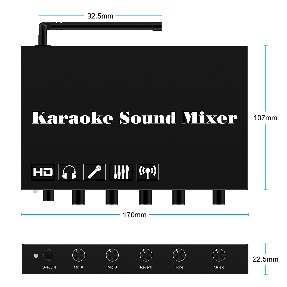 HDMI مشغل كاريوكي خلاط المسرح  - مراجعة Home Bar And Theater وسعره