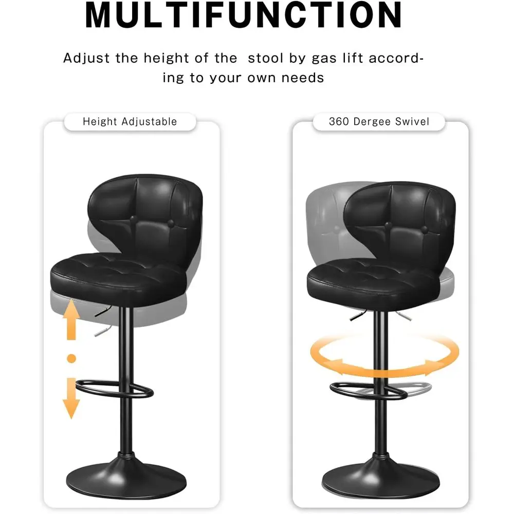 مجموعة من كرسيين دوارين قابلين - مراجعة Home Bar Stools وسعره