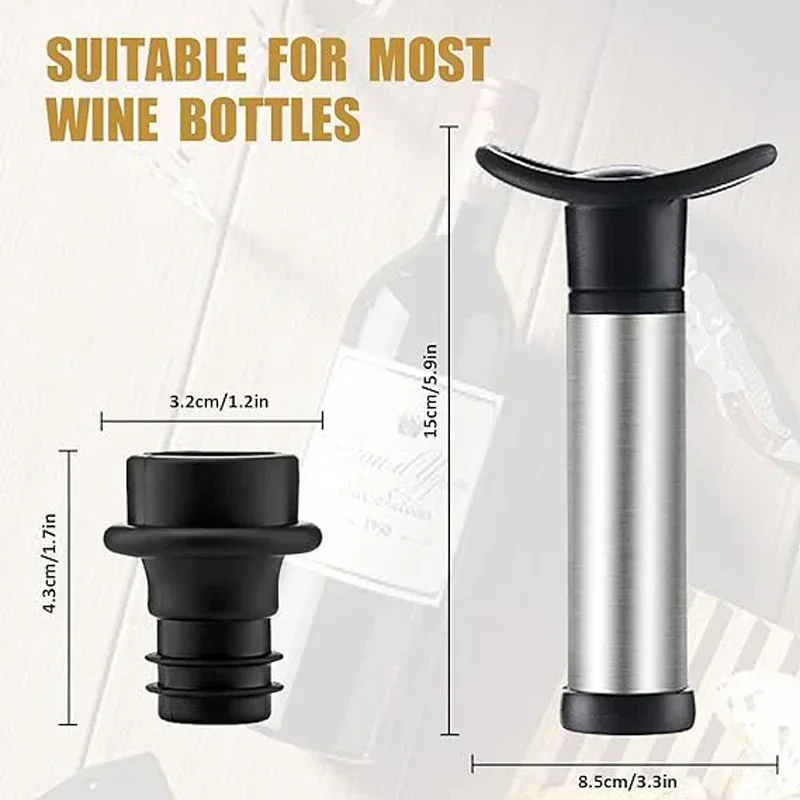 مجموعة مضخة نبيذ فراغية ، فتاح - مراجعة Wine Preservation Pump وسعره