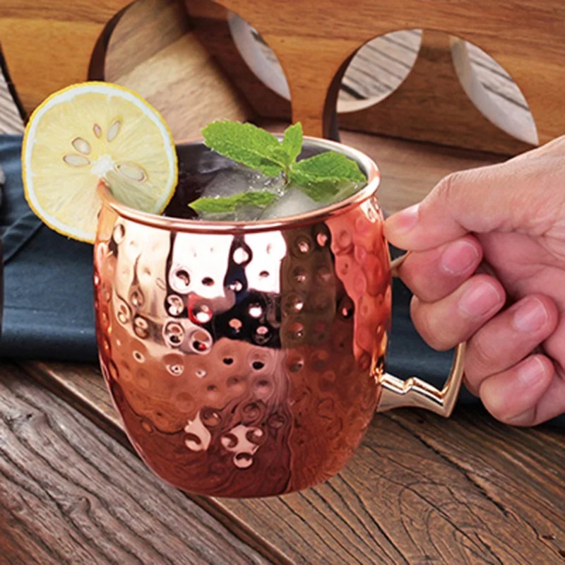 1-6 قطع أكواب كوكتيل نحاسية مط - مراجعة Mule Copper Mug وسعره