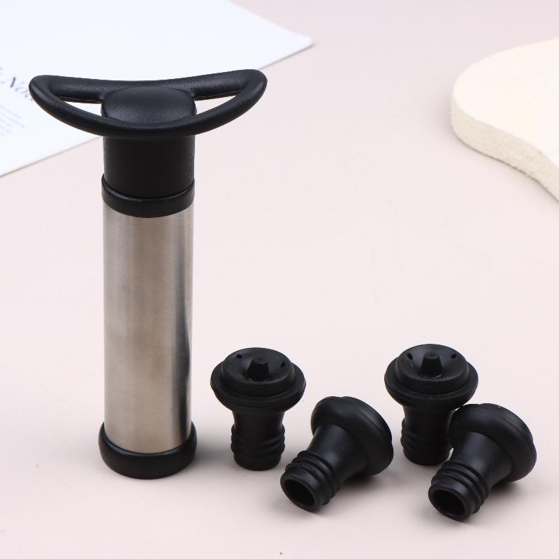 【جميل】مجموعة حافظة النبيذ بمضخ - مراجعة Wine Preservation Pump وسعره