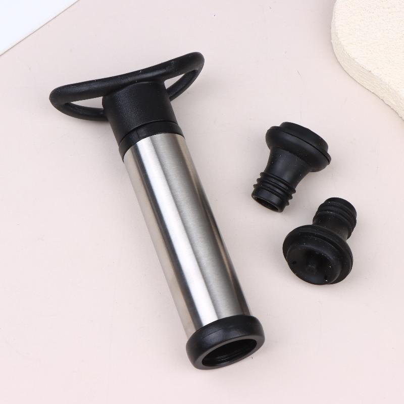 【جميل】مجموعة حافظة النبيذ بمضخ - مراجعة Wine Preservation Pump وسعره