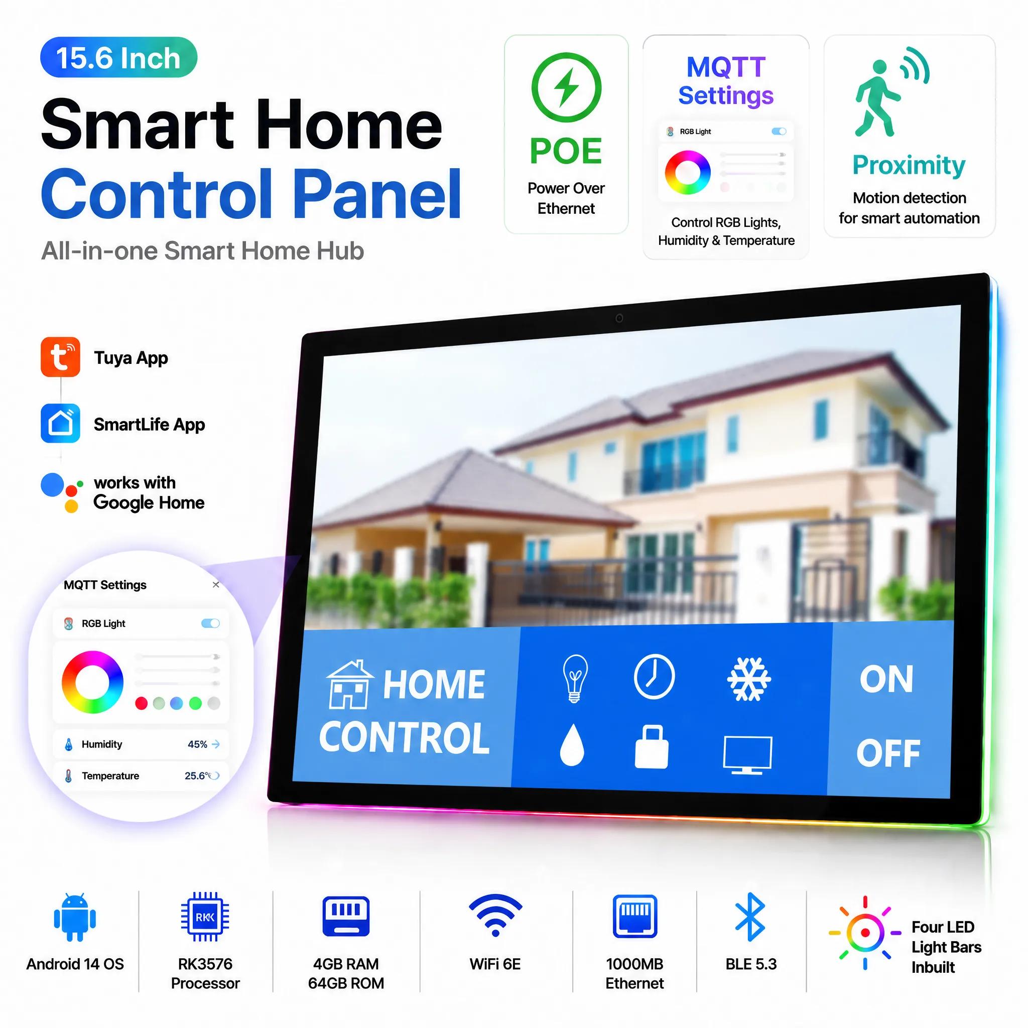 جهاز لوحي ذكي للمنزل مقاس 15.6 - مراجعة Home Bar Android وسعره