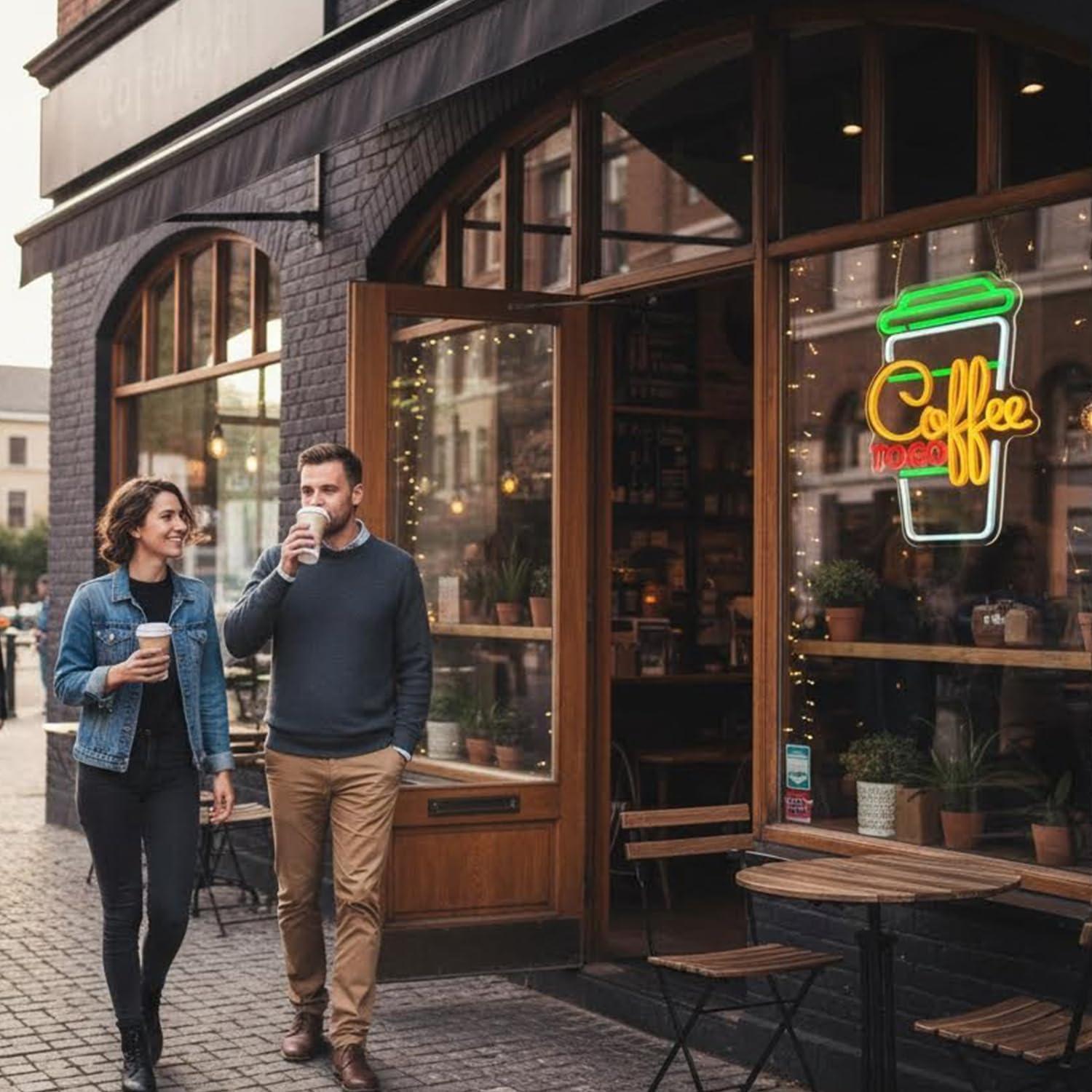 لافتة نيون للقهوة بإضاءة LED ق - مراجعة Home Bar And Restaurant وسعره