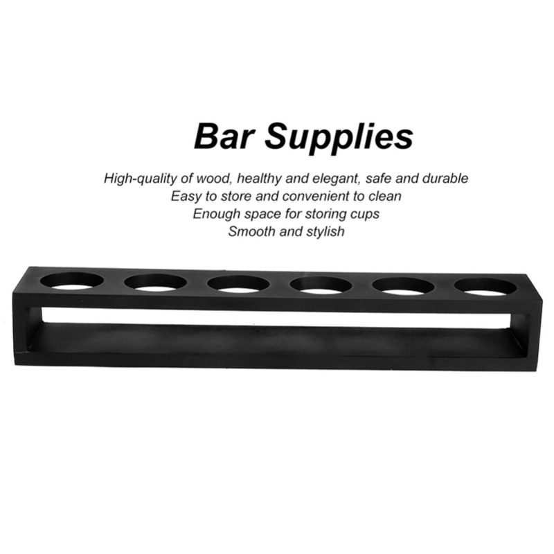 حامل أكواب من زجاج النبيذ الخش - مراجعة Home Bar Stand وسعره