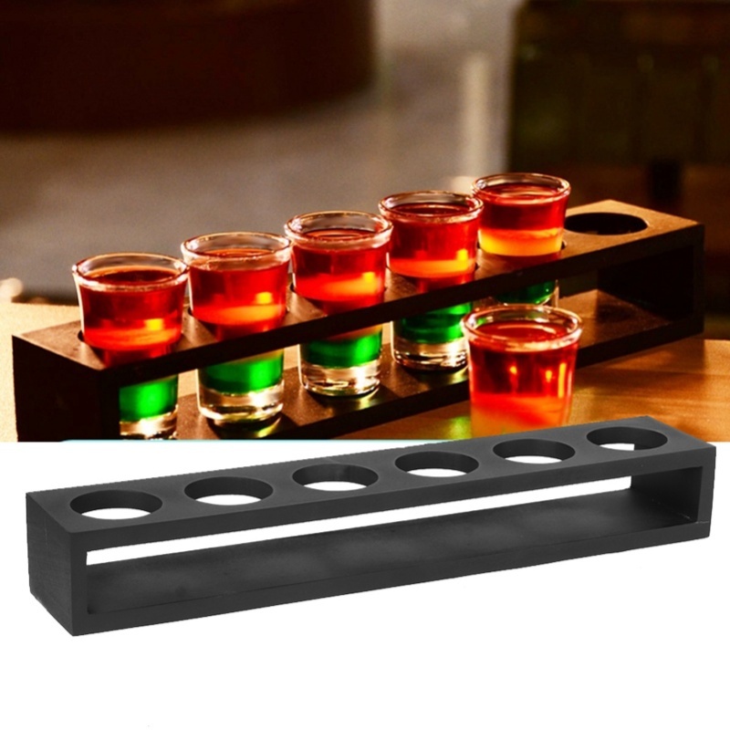 حامل أكواب من زجاج النبيذ الخش - مراجعة Home Bar Stand وسعره