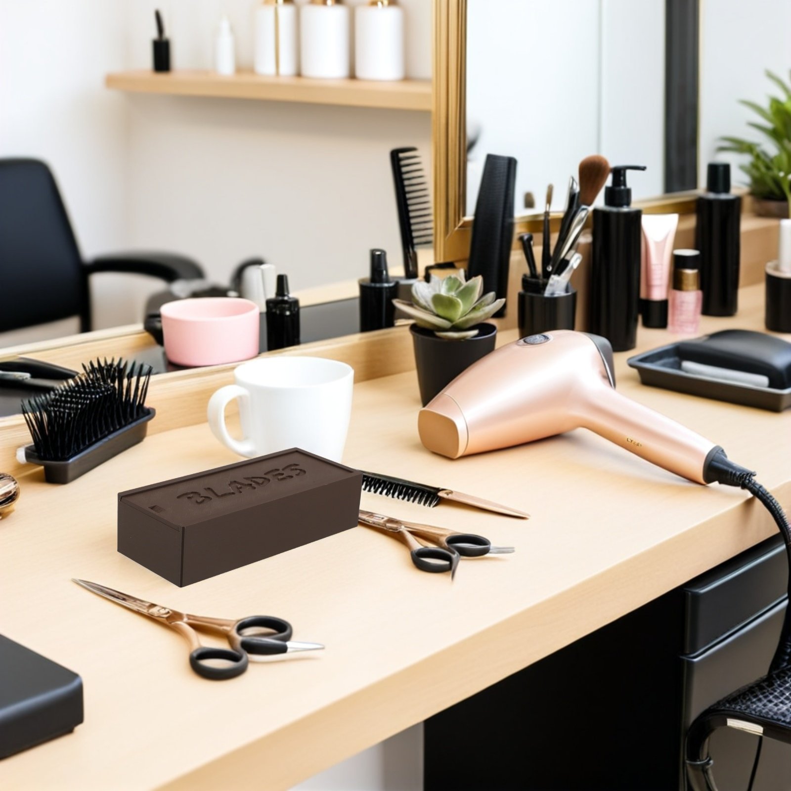صندوق تخزين شفرات الحلاقة البل - مراجعة Home Barber وسعره
