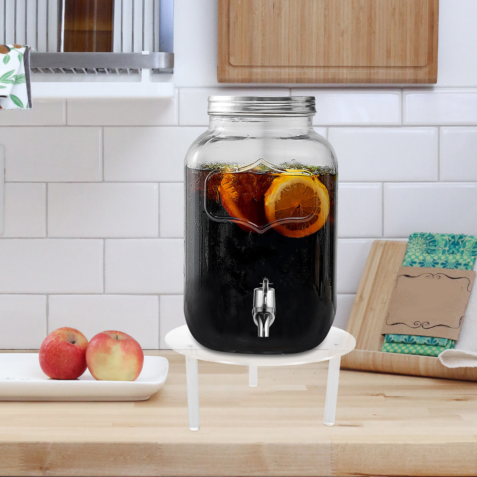 حامل مشروبات أكريليك شفاف متعد - مراجعة Home Bar Stand وسعره