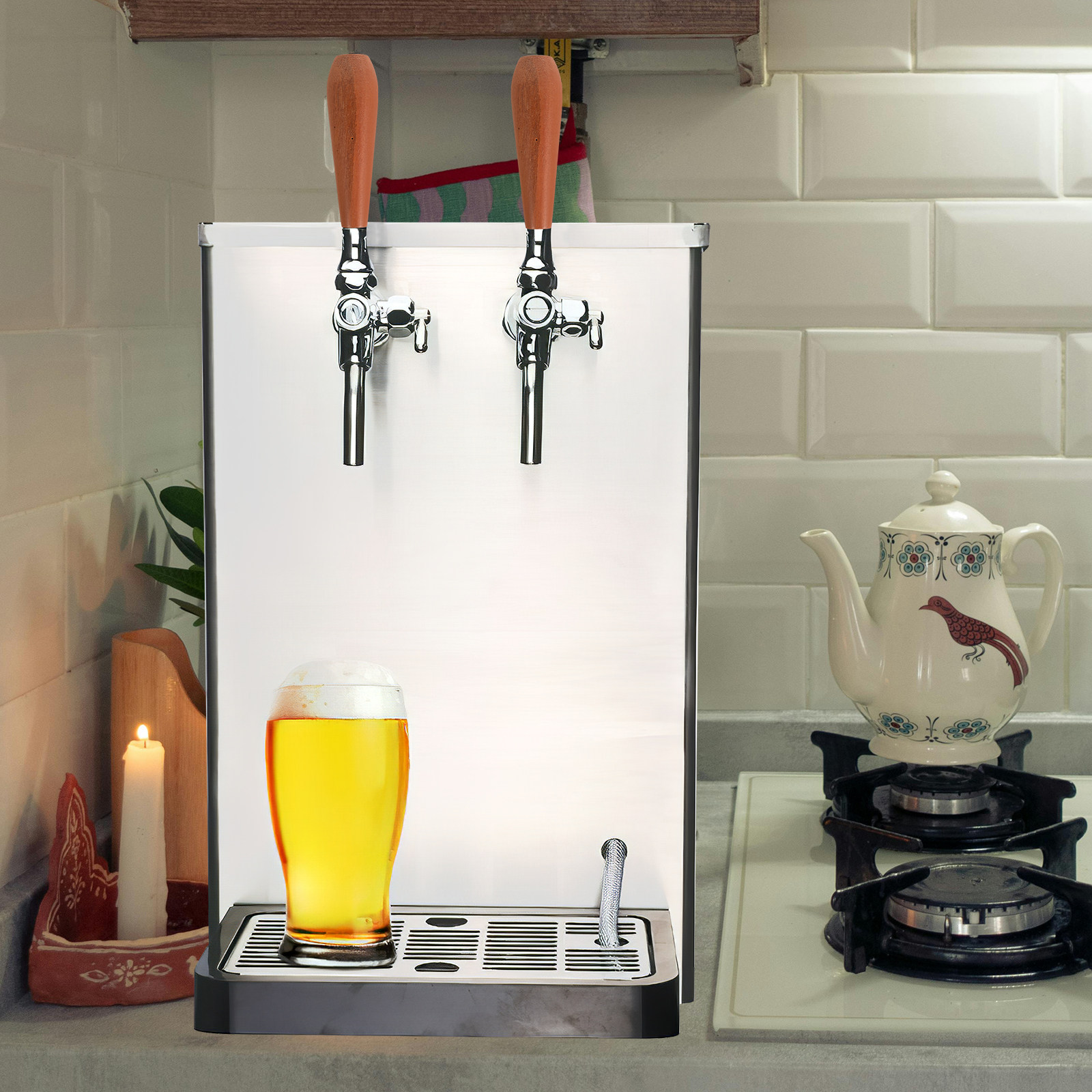 مقبض صنبور بيرة خشبي بتصميم ري - مراجعة Home Bar And Restaurant وسعره