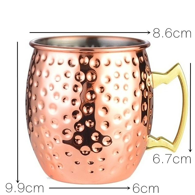 1 قطعة 550 مللي موسكو البغل ال - مراجعة Mule Copper Mug وسعره