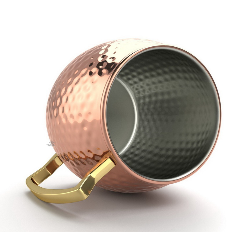 1 قطعة 550 مللي موسكو البغل ال - مراجعة Mule Copper Mug وسعره