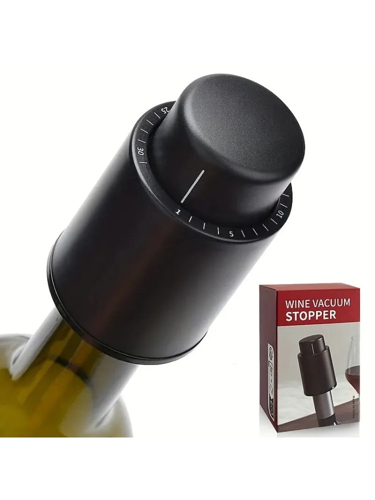 مضخة تفريغ النبيذ التوقف غطاء  - مراجعة Wine Preservation Pump وسعره