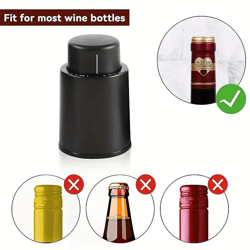 مضخة تفريغ النبيذ التوقف غطاء  - مراجعة Wine Preservation Pump وسعره